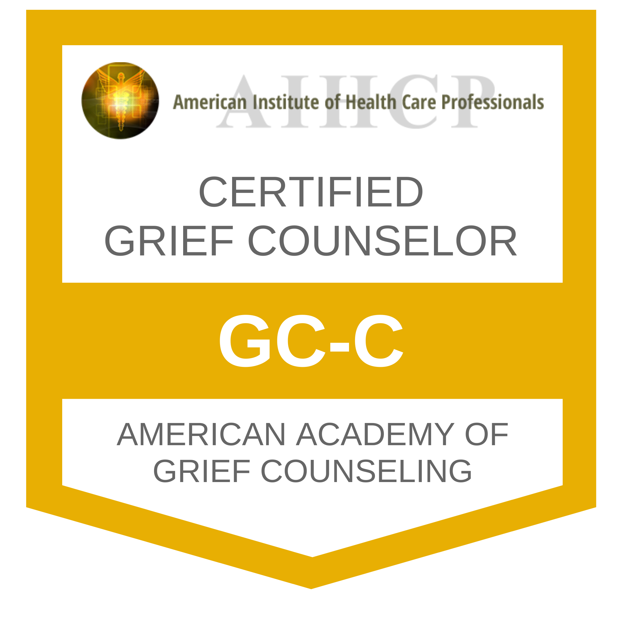 certified grief counselor